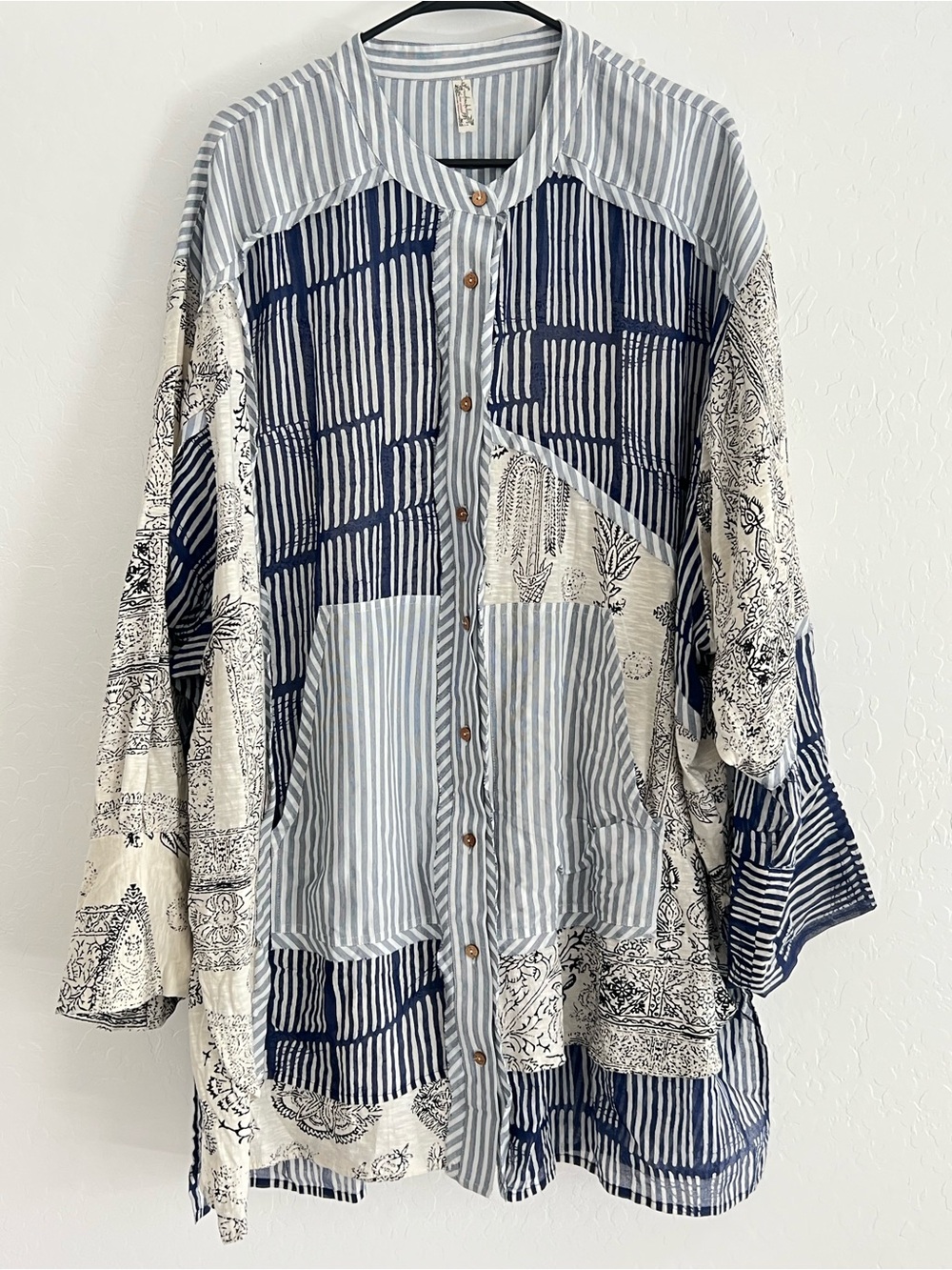NWOT Free People Patch My Heart Shirt - Picture 5 of 16